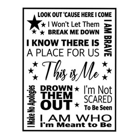 The Greatest Showman Inspired Artistic Poster Prints Gifts (8x10, Black and White Poster)