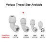 LeMotech M20 Cable Gland, 90 Degree Adjustable 9-14mm Strain Relief,