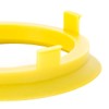 LST 4 x yellow centre spacer rings for alloy wheels,