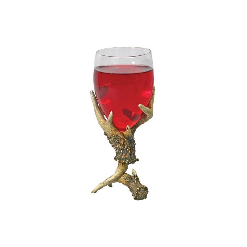 Antler Wine Glasses with Distinctive Styles 7.5-inch (Set of 2
