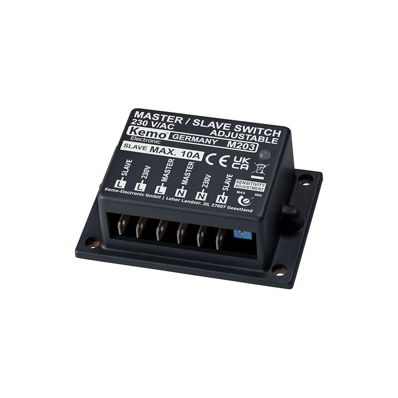 Kemo M203 Master Slave Switch Building Block 230 V/AC