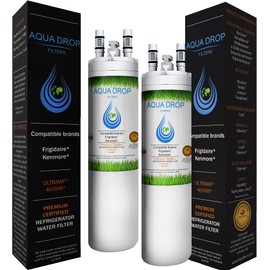 Aqua Drop filters Compatible with UlLTRAWF Refrigerator Water Filters - Pure Source Ultra - 9999 Water Filter - 2 Pack