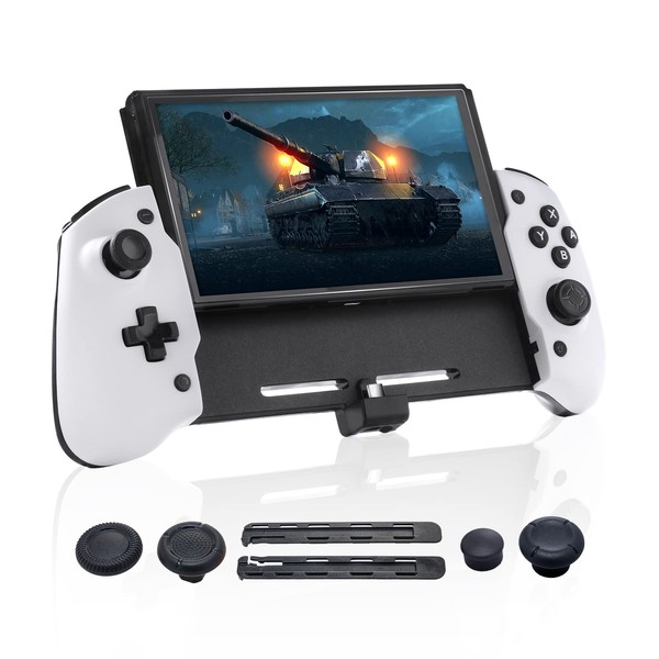 ECHZOVE Switch OLED Controller Grip, Controller Grip Compatible with Switch