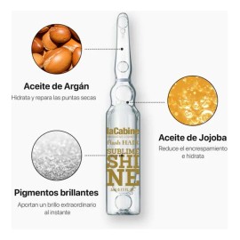 Ampolletas Tratamiento Argan Para Cabello Lacabine 7x5 Ml