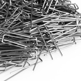 com-four® 100 x Straw Flower Needles - Clips for Flower Arrangements in Floristry for Floral Decoration - Flower Pins (Straw Flower Needles - Pack of 100)