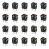 20 Pcs 12V Switch, 5 Color 20A 12 Volt Auto