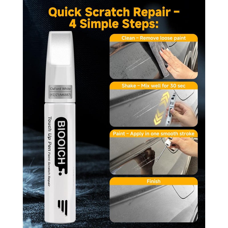 Deep Black Pearl LC9X/2T Touch Up Paint Pen for VW