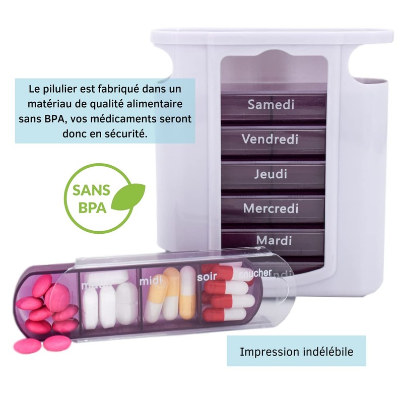 MEDIPILL - Tower Medikamentendosis MED-S28T – ein Stück – mit