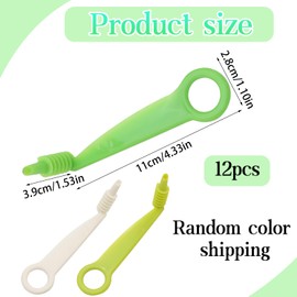 Spiralizer for Vegetables, 12 Pcs Spiral Cutter Set, Vegetable Slicers for Cucumbers Potatoes Carrots, Manual Potato Spiral Cutter, Compact Design Spiralizer for Vegetables