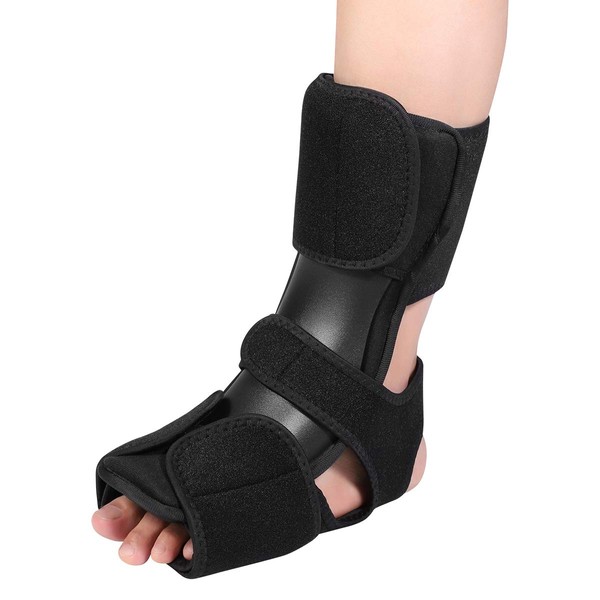 Healifty Plantar Fasciitis Night Splint Foot Support Brace Adjustable Foot Stabilizer Unisex Fits for Right or Left Foot ankle brace