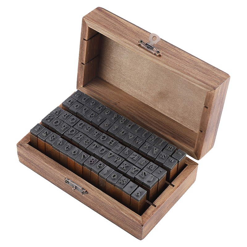 70 Pcs Stamps Set Comfortable Touch Anti Slip Letters Numbers