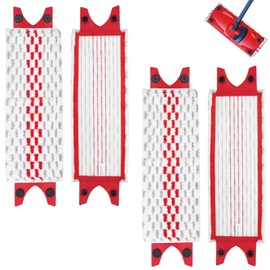 2 PCS Mop Head Replacement, Compatible Mops Pads Washable & Reusable Mop Head Replacement Mop Head Replacement Mop Cleaning Pads Microfiber Mop Pads Flat Mop Head Mop Cloth Accessories