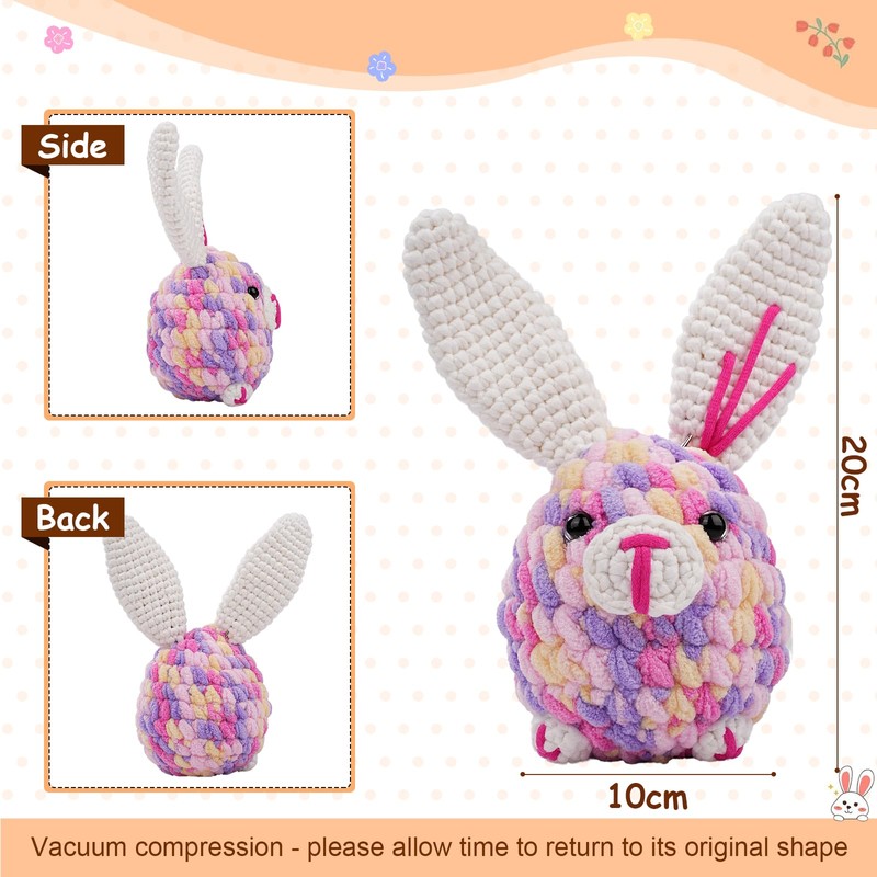 Outbit Crochet Set for Beginners, Complete Crochet Set with Step-by-Step