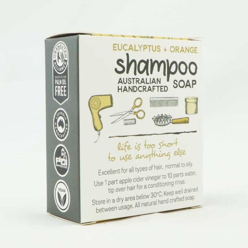 Urthly Organics Hair & Body Shampoo Bar - Orange Eucalyptus