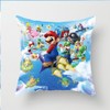 ETASOP Cute Characters Throw Pillow Covers 18x18 Double-Sided Printed Mario