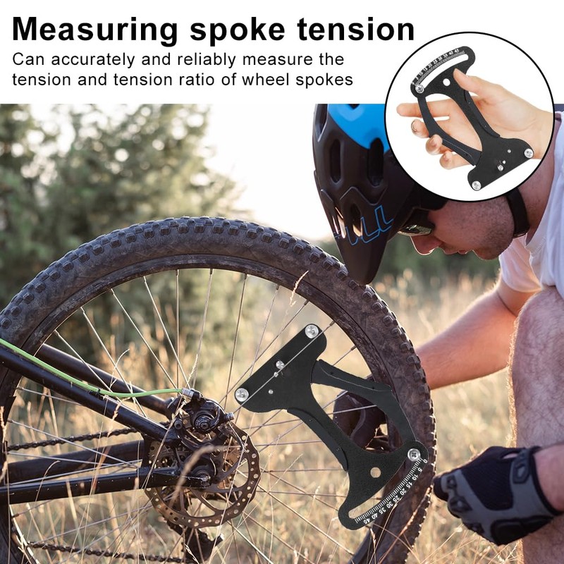 Aoreun Spoke Tension Meter, Bicycle Spokes Tension Meter Calibration Tool