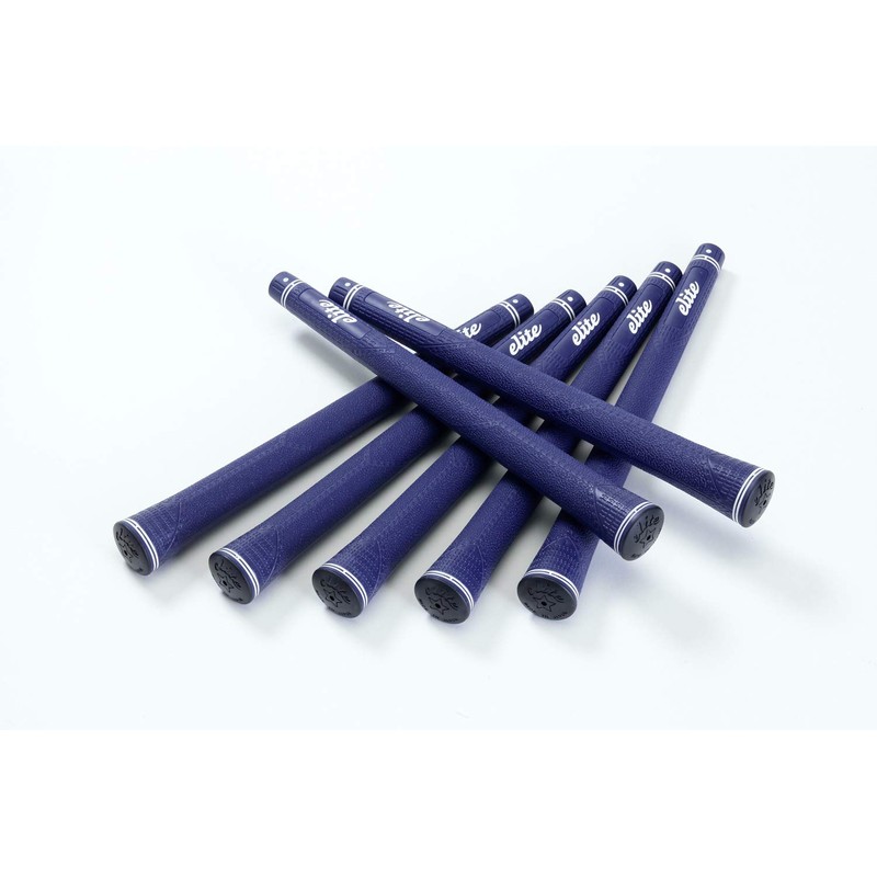 elitegrips MX51 Golf Grips, Set of 7, Navy with Backline