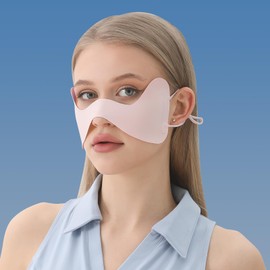 CLOUDS RAINFALL 3pack Ice Silk Golf Sunscreen Face Mask UPF 50+ UV Protection Breathable Moisturizing Facial Cover for Women