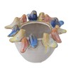 Bloomingville Eanna Flower Pot, Grey, Stoneware, Diameter 12.5 x Height