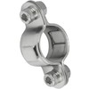 FASTON® Double clamp, single 25 mm stainless steel A2 V2A