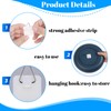 Grevosea 15 Pcs Wall Plate Hangers, Adhesive Picture Hangers Frame