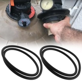 Create idea 2PCS O-Ring Compatible with Hayward S144T Pro Series Sand Filter Sp071620t Compatible with S144t S270t2 S310t2 S360t2 S360t2 Sand Filter O-Ring Kit 18x17x0.5cm