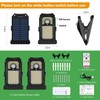 Tryme 118Leds Solar Lights Outdoor Clip Motion Sensor Lights Security