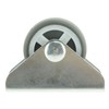 Spares2go Universal Castor Wheels Fixed Plate Fixing 1'' Mini Wheel