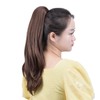 HSPCYGG Brown Clip Ponytail Synthetic Claw Pony tail Hair Extensions