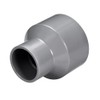 sourcing map PVC DWV Reducing Coupling Schedule 40 Gray 40mm