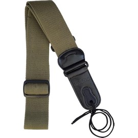 Cotton Guitar Strap Green