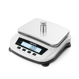 LACHOI Lab Analytical Balance 5000g×0.01g Analytical Balance High Precision Lab Scale 0.01g Accuracy Digital Balance Scale 0.01g Jewelry Scale Scientific Scale 0.01g Accuracy(No Test Weight)