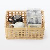MUJI MDC77A2S Bamboo Woven Basket Natural, Approx. Width 8.3 x