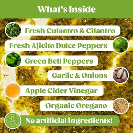 Loisa Cooking Sauce, Non-GMO, No-MSG, No Preservatives, No Artificial Coloring, No Artificial Flavors, Vegan, Pure Latin Flavor (Recaito Two Pack)