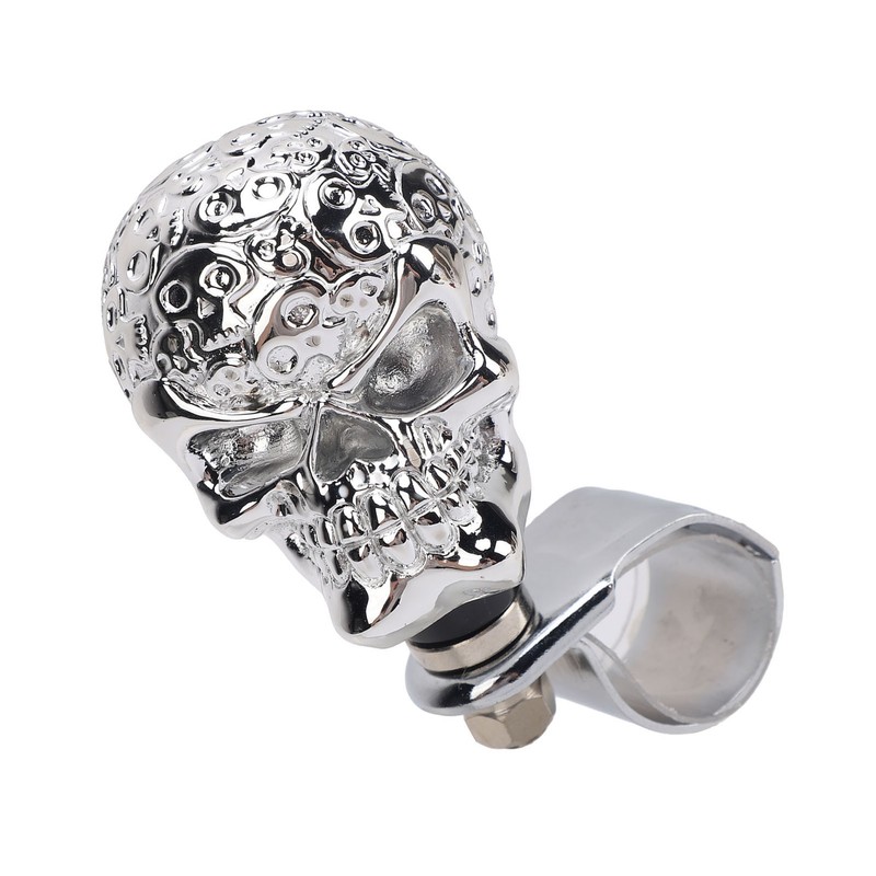 Skull Steering Wheel Turn Knob 3cm Diameter Turn Knob Spinner