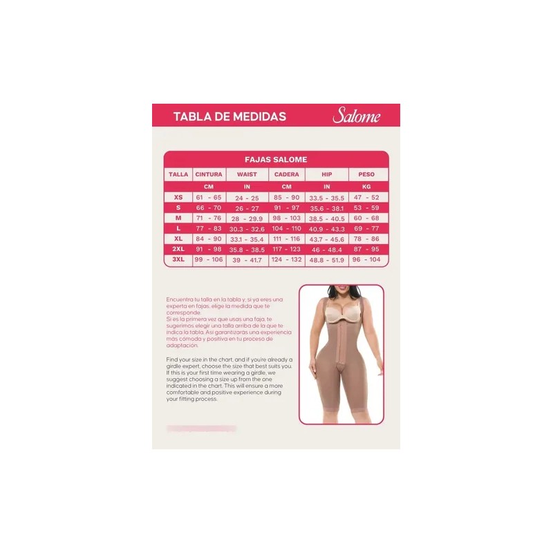 Faja Salome Strapless, Discreta Y Con Alta Compresión 527-3