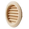 The lgrs100p-y Ventilation Grill Recessed Round Wooden, Pine Red, 110