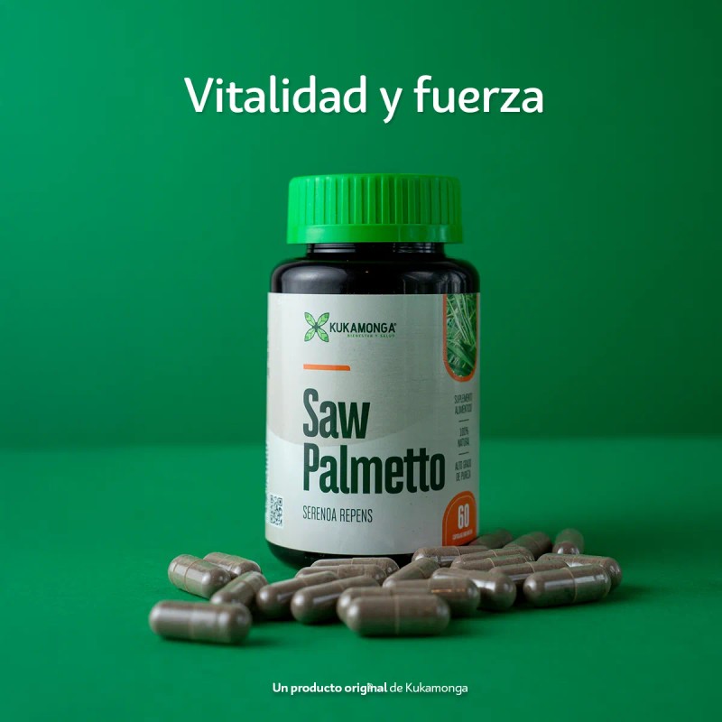 Kit 3 Saw Palmetto Apoyo Prosttico Natural 60 Cpsulas Sin