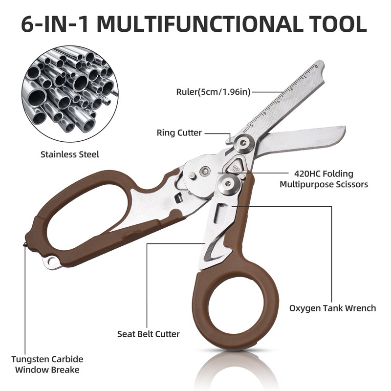 Trauma Shear Multi functional Pliers Tool Outdoor Camping Tools Emergency