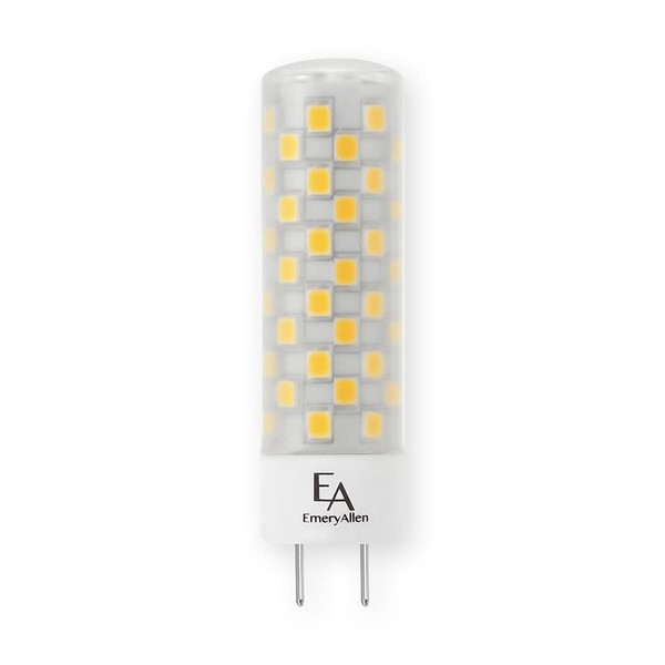EmeryAllen EA-G8-7.0W-001-279F-D RoHS Compliant Dimmable Miniature Bi-Pin Base LED Light Bulb, 120V-7Watt (80W Equivalent) 700 Lumens, 2700K, 1 Pcs