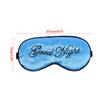 Sleeping Cover, Silk Soft Plush Adjustable Blindfold Elastic Strap Night