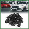 Motoforti 20Pcs Fit 10mm Hole Plastic Rivets Fastener Fender Bumper