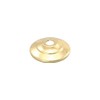 B&P Lamp® 3 Inch Diameter Solid Brass Vase Cap, Polished