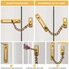 MSPEBEC Anti-Theft Chain 304 Stainless Steel Door Chain with Screw