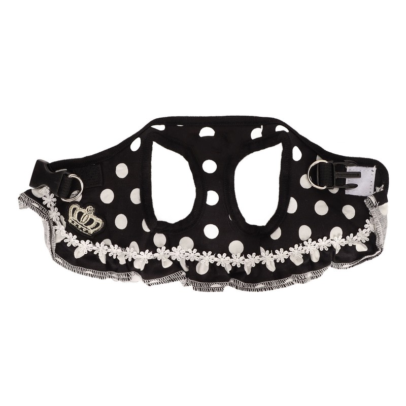 Dog Harness Leash Cute Stylish Polka Dot Pet Vest Traction