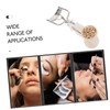 VICASKY Bling Rhinestone Eyelash Curler for Travel Small Eye Curler