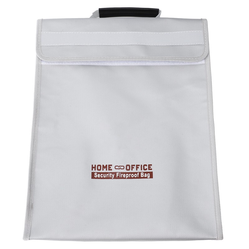 Fireproof Document Holder Pouch Waterproof Fireproof Money Bag with Zipper