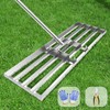 Dremmt Lawn Leveling Rake 30x10 inch, (Professional-Grade) Lawn Leveler Tool