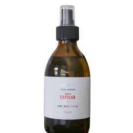 PANACEA Tónico capilar para crecimiento y anticaida del cabello con Thuja, Menta, Aloe Vera, Cloruro de Magnesio y L-Arginina. 240ml.