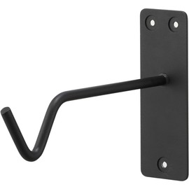 Yamazaki Industries 1712 Gypsum Board Tweezers and Wood Screws Included Wall Hanging Green Hook for Gypsum Board Walls, Black, W 1.4 x D 7.3 x H 4.7 inches (4 x 18.5 x 12 cm), Tower Floating Storage,